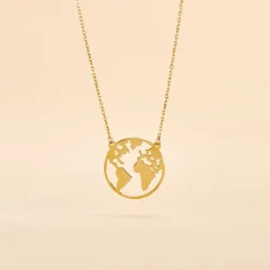 Collier Ingrida Or Jaune