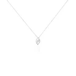 Collier Irla Or Blanc Diamant