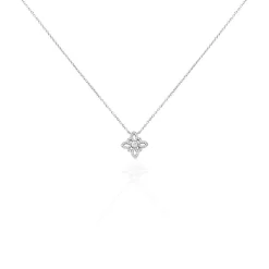 Collier Isia Argent Blanc Oxyde De Zirconium