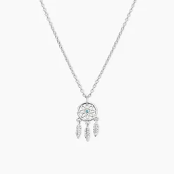 Collier Islene Argent Blanc Oxyde De Zirconium