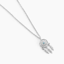 Collier Islene Argent Blanc Oxyde De Zirconium