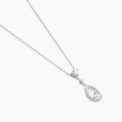 Collier Istanbul Argent Blanc Oxyde De Zirconium