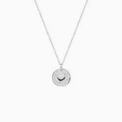 Collier Ivany Argent Blanc Oxyde De Zirconium