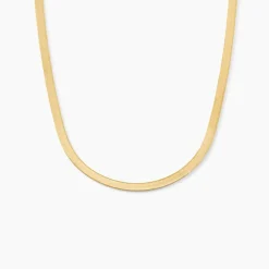 Collier Ivria Maille Heringbone Or Jaune