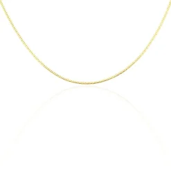 Collier Ivy Maille Haricot Or Jaune