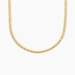 Collier Ivy Maille Haricot Or Jaune