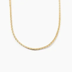 Collier Ivy Maille Haricot Or Jaune