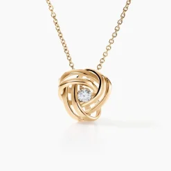 Collier Iwaki Plaqué Or Jaune Oxyde De Zirconium