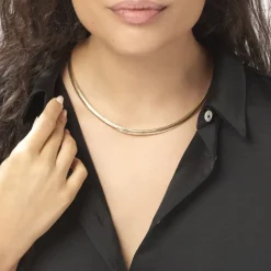 Collier Izaro Maille Flex Or Jaune