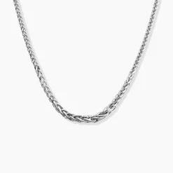 Collier Jany Danilo Maille Palmier Or Blanc