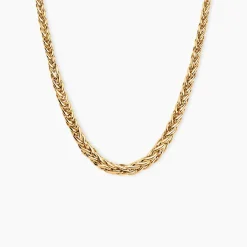 Collier Jany Danilo Maille Palmier Or Jaune