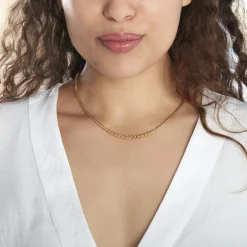 Collier Jany Danilo Maille Palmier Or Jaune