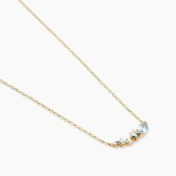 Collier Jardin Secret Or Jaune Topaze