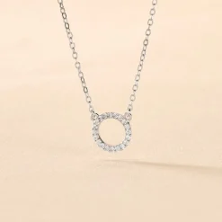 Collier Jaya Argent Blanc Oxyde De Zirconium