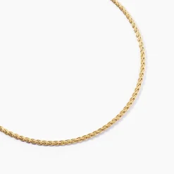 Collier Jayna Maille Palmier Or Jaune