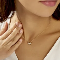 Collier Jelissa Plaqué Or Jaune Oxyde De Zirconium