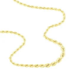 Collier Jerry Danilo Maille Corde Or Jaune