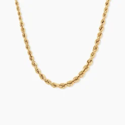 Collier Jerry Maille Corde Or Jaune