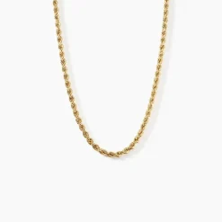 Collier Jerry Maille Corde Or Jaune