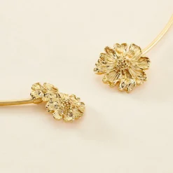 Collier Jonc Dyonis Acier Jaune