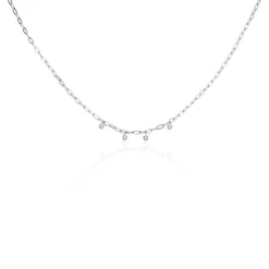 Collier Jonc Sebastia Argent Oxyde De Zirconium