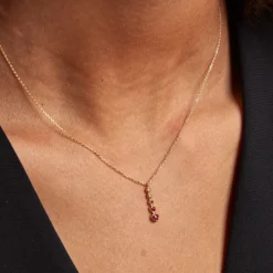 Collier Josephine Or Jaune Rubis