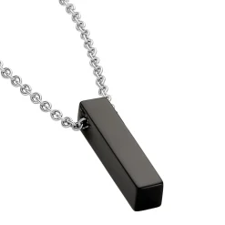 Collier Jourdan Acier Gris Onyx