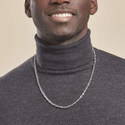 Collier Jourdan Homme Mikeno Acier Blanc