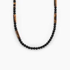 Collier Jourdan Jaycob Autres Noir Agate Quartz
