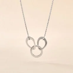 Collier Joy Argent Blanc