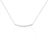 Collier Judith Argent Blanc Oxyde De Zirconium