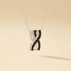 Collier Julianne Or Blanc Diamant