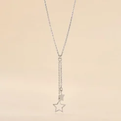 Collier Juliette Argent Blanc