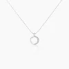 Collier Kéa Argent Blanc Oxyde De Zirconium
