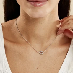 Collier Kaelya Argent Blanc