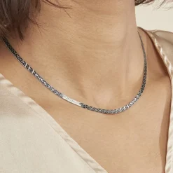 Collier Kalyane Argent Bicolore