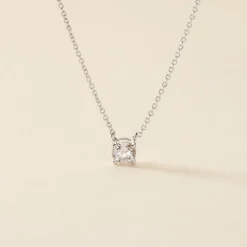 Collier Kariane Argent Blanc Oxyde De Zirconium