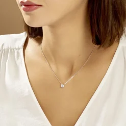 Collier Kariane Argent Blanc Oxyde De Zirconium