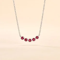 Collier Karrie Argent Blanc Oxyde De Zirconium