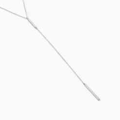 Collier Katell Argent Blanc