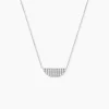 Collier Katia Argent Blanc Oxyde De Zirconium