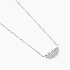Collier Katia Argent Blanc Oxyde De Zirconium