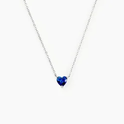 Collier Kelvyn Argent Blanc Oxyde