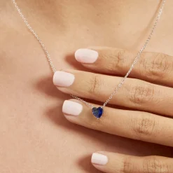 Collier Kelvyn Argent Blanc Oxyde