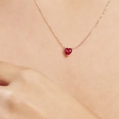 Collier Kelvyn Argent Rose Oxyde