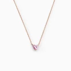 Collier Kelvyn Argent Rose Oxyde De Zirconium