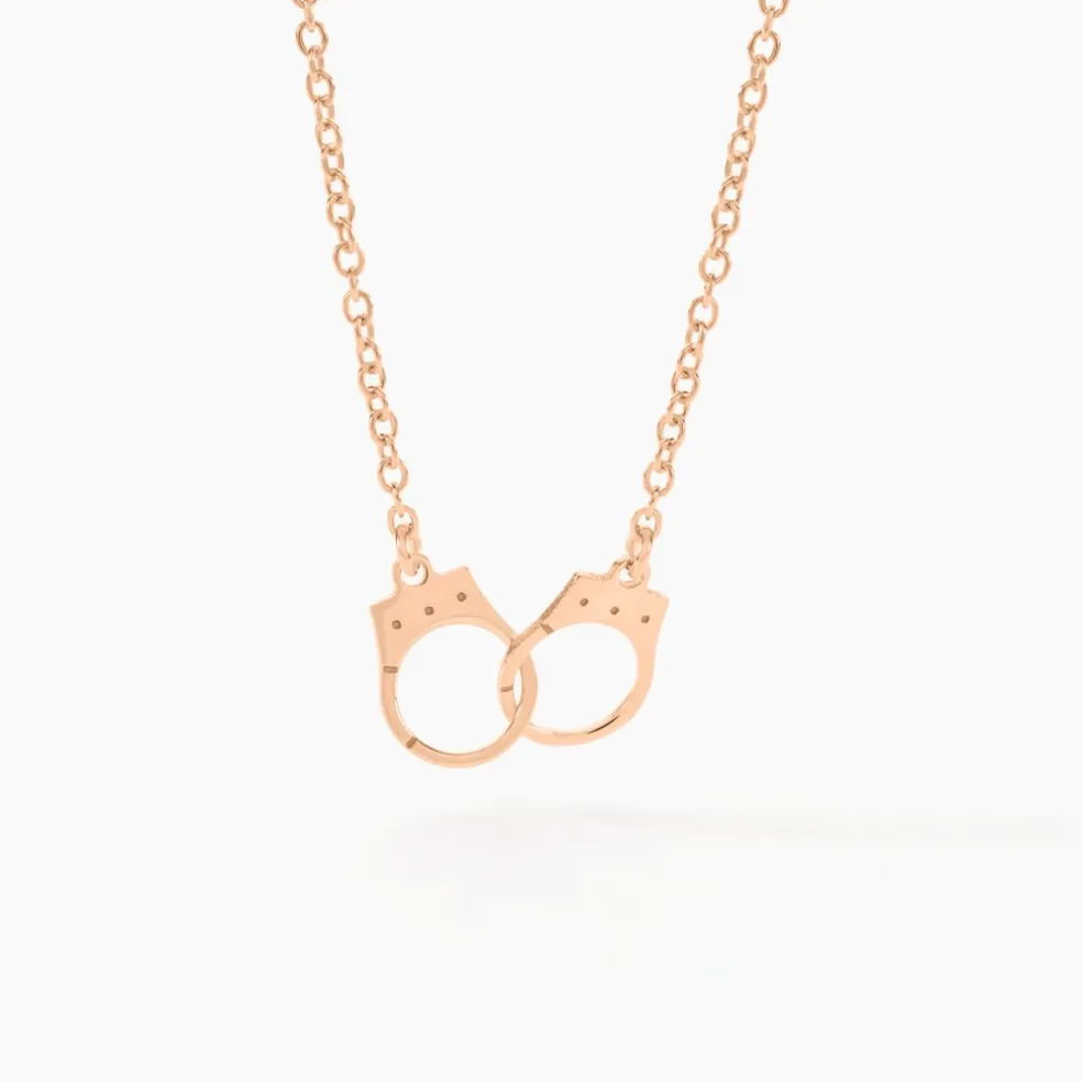 Collier Kim Argent Rose