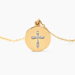 Collier Kristian Or Jaune Diamant