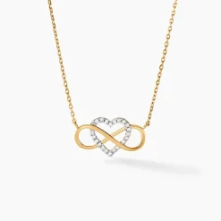 Collier Lacey Or Bicolore Oxyde De Zirconium