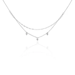 Collier Laetita Argent Oxyde